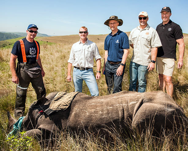 Husqvarna - Partnering up in KwaZulu-Natal to save rhinos